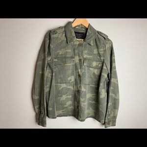 *NWT* Lucky Brand Safari Camo Shirt Utility Jacket